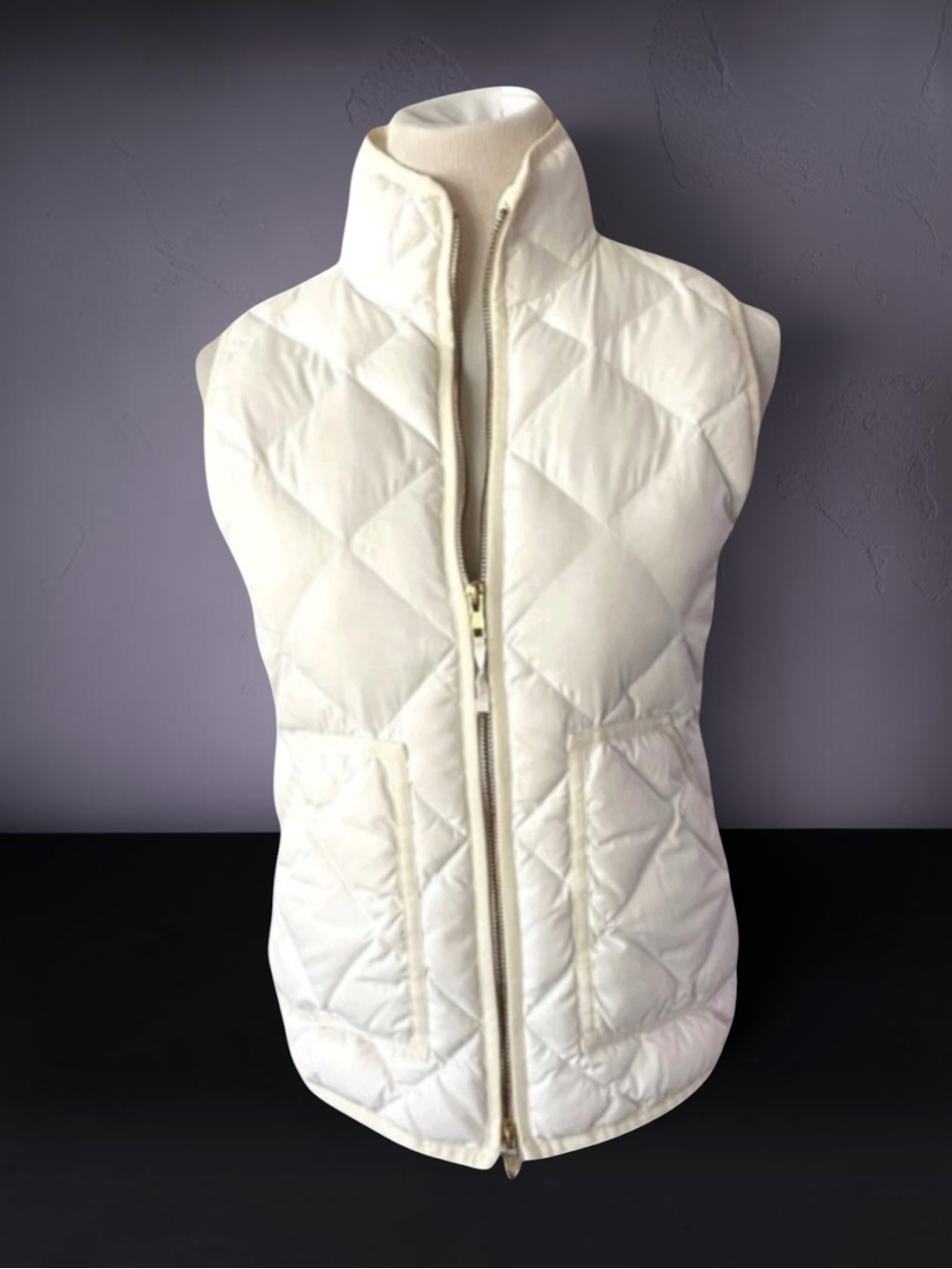 J. CREW WHITE PUFFER BEST SIZE XS